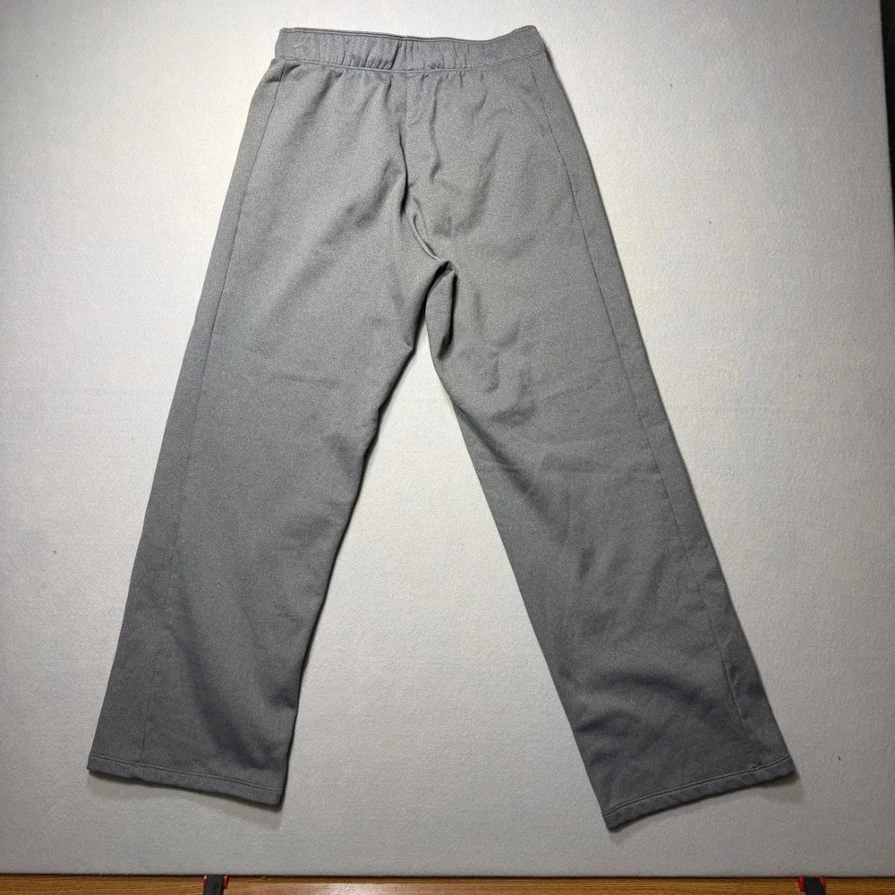 Nike Mens Therma-FIT Fleece Training Pants Gray Straight Leg Small CU7351-063